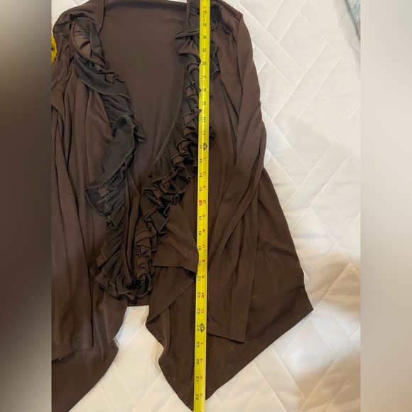 Vintage Suzie Triple Ruffle Open Cardigan - Picture 5 of 8